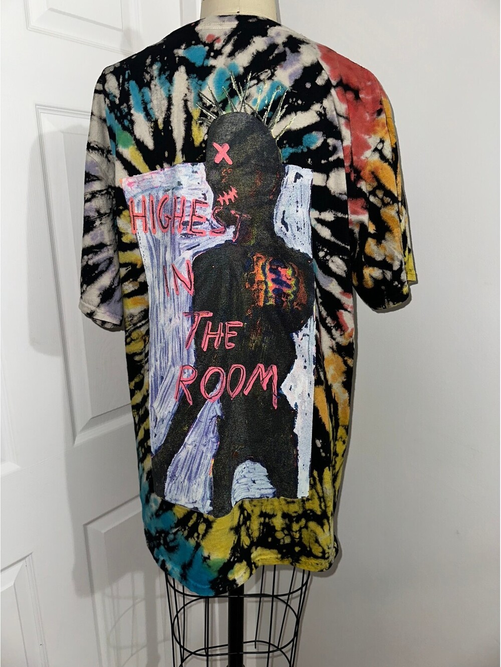 Travis Scott Cactus Jack High in the Room Tie-Dye T-Shirt L
